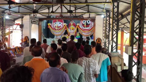 Noon Arati at Our Jagannatha Temple in Odisha