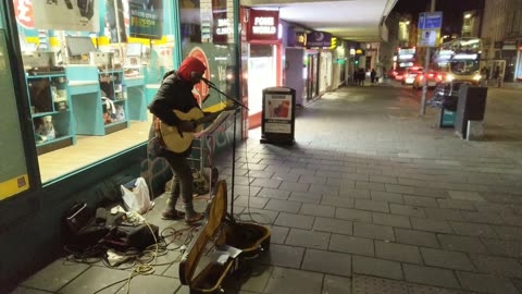 I found him playing on the way back home! Ian Dell - Busking in Brighton
