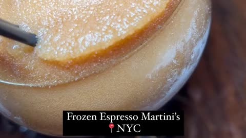 Frozen Espresso Martini's NYC