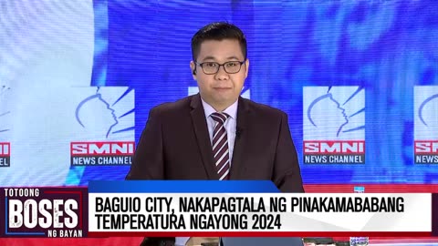 Baguio City, nakapagtala ng pinakamababang temperatura ngayong 2024