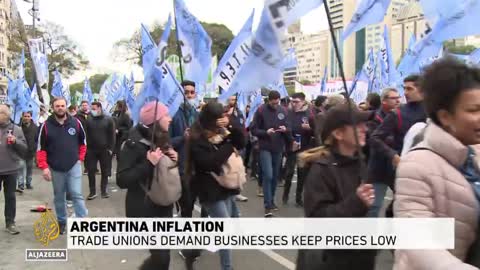 Argentina inflation: Trade unions demand businesses keep prices low