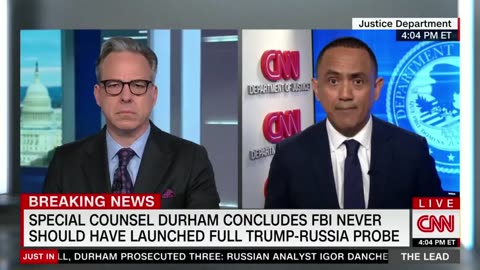 Jake Tapper just said Donald Trump was exonerated by Durham