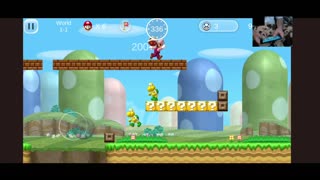 MARIO mobile gameplay part 1 area 1/1