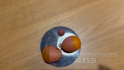 Lilliput Salt & Pepper Service (1993) by Stefano Giovannoni for Alessi