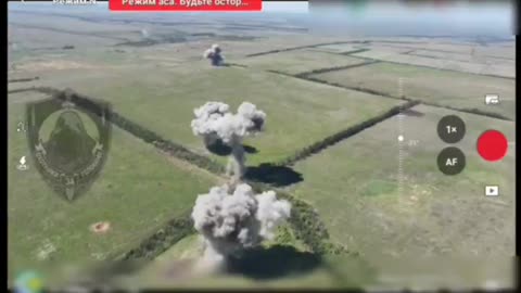Russian strikes with FABs on positions of the Ukrainian Armed Forces near Verkhnokamianske.