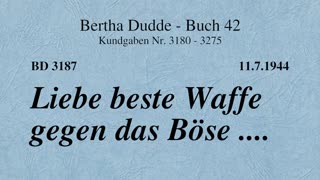 BD 3187 - LIEBE BESTE WAFFE GEGEN DAS BÖSE ....