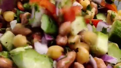 Protein salad recipe