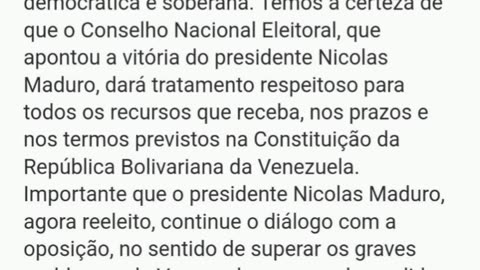 Afirmaram que houve uma jornada pacífica democrática e soberana e chamaram um ditador de presidente. Este é o PT.