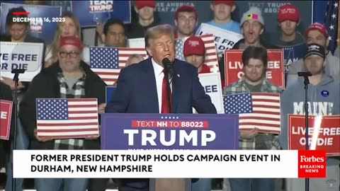 Trump Says Undocumented Immigrants Are 'Poisoning The Blood Of Our Country' At New Hampshire Rally