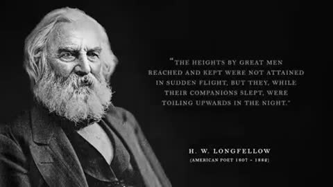 A Psalm of Life - H.W. Longfellow. Poetry.