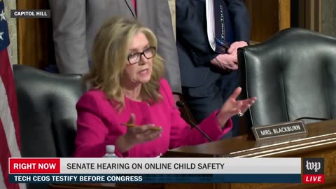 Marsha Blackburn to MarkZ:"… you're trying to be the premier sex trafficking site in this country."