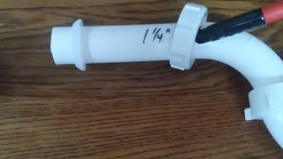 Bathroom Sink Pipe(11/4") To 11/2" Pipe Solution