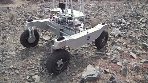 Rover Searches California Desert for Water to Stimulate Future Lunar Missions