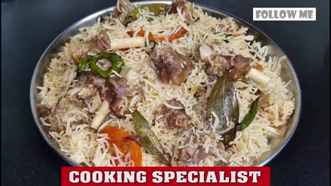Degi Style White Mutton Pulao Recipe | English subtitles eid dawat pulao recipe