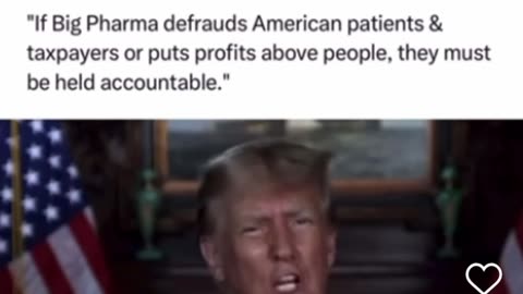 Trump will investigate Big Pharma