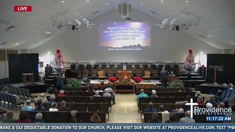 LIVE: Providence Baptist Church on RSBN - Sunday, December 10, 2023