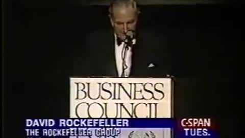 David Rockefeller Speaks About Population Control