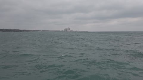 Lake Michigan WAVES by BOAT