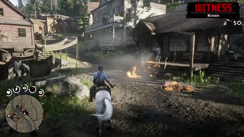 Red Dead Redemption 2 Arthur you the lunatic shooting people? Dutch ask