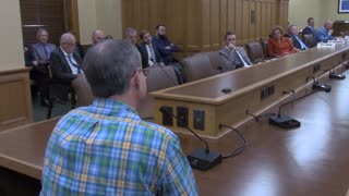 Scott Gray of Saline County GOP and Reopen Arkansas speaks against HB1726