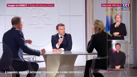 Emmanuel Macron full interview 14 March 2024 on troops in Ukraine