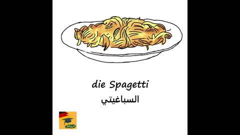 Vokabeln lernen das Essen Deutsch schnell und einfach lernen تعلم اللغة الألمانية