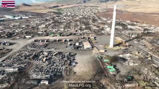 DAY AFTER FIRE FOOTAGE: 4K Drone Lahaina Maui Fire - Longest & Most Detailed Aerial View