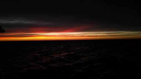 Sunset on the Albemarle Sound -Great Loop-