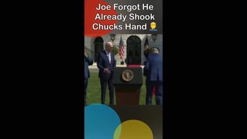 News | Joe Biden 'forgets' he already shook hands with Senator, reaches out again #shorts