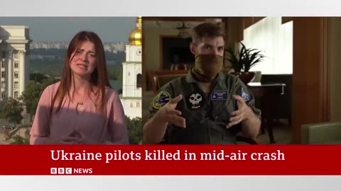 Ukraine war_ Fighter ace and two other pilots killed in mid-air crash - BBC News