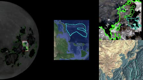 EMPIRICAL EVIDENCE - Moon Is a Mirror Image of Earths Geography - OBSERVABLE & MEASURABLE