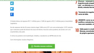 Urgente - Globo é obrigada a anunciar que o País está falindo - Lula em desespero