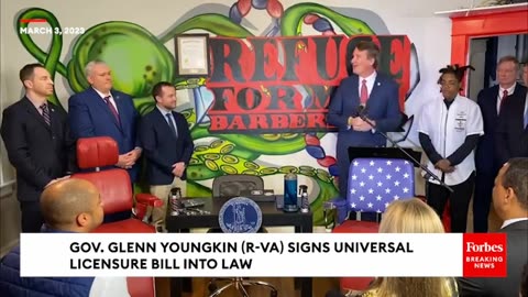 Virginia Gov. Glenn Youngkin Signs Universal Licensure Bill Into Law