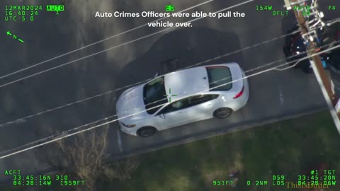 Atlanta air unit tracks suspect in a stolen vehicle, then he tried to escape in another vehicle