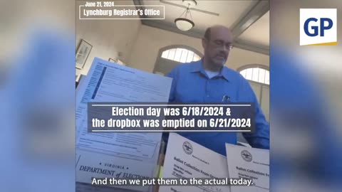 Hidden camera video shows Lynchburg, Virginia election officials admitting to fraud.