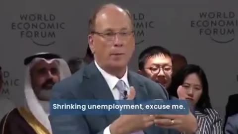 Larry Fink of BlackRock Lets What's Left of His Hair Down to Tell Us About Depopulation