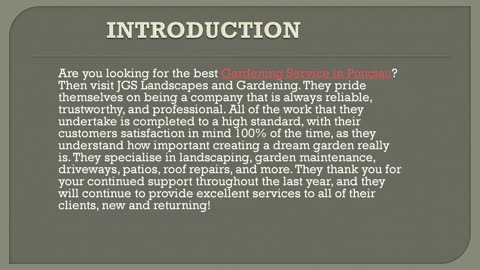 Best Gardening Service in Ponciau