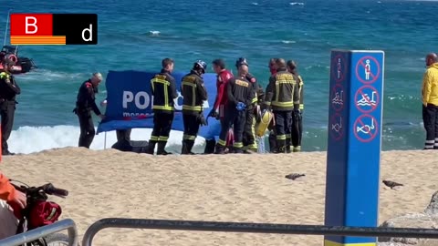 Una persona ha muerto ahogada en la Playa del Bogatell