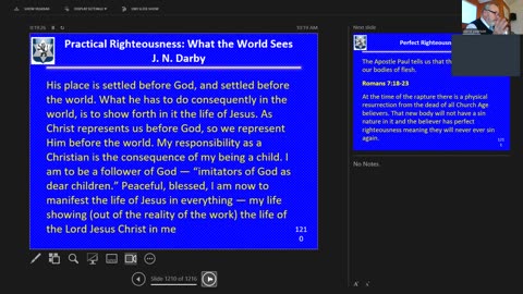 Sunday March 24,2024 Life of the Messiah 132: Perfect Righteousness