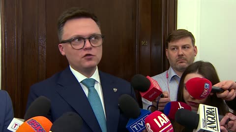 Wypowiedź dla mediów marszałka Sejmu Szymona Hołowni - 26 stycznia 2024