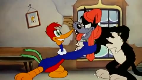 Classic Cartoons - Woody Woodpecker in Pantry Panic (1941) Remastered