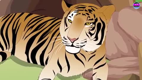 The tiger and the stork - The tiger and bone story_Cut