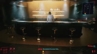Cyberpunk 2077- I saw that bartender.
