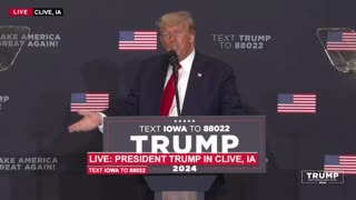 President Trump in Clive, IA