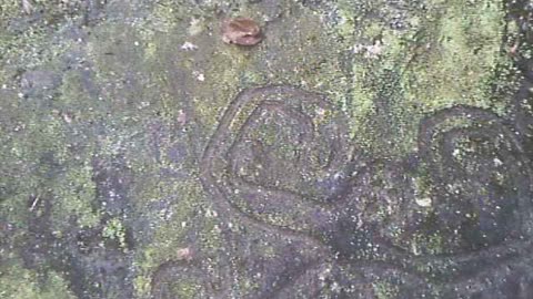 1st PETROGLYPH INTERESTING CHARACTER!! Virginia's farm Pena Blanca Ecuador