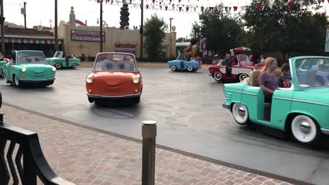 Cars Ride at Disneyland 2019