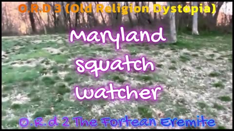 Maryland squatch watcher joins O.R.D to talk Sasquatch 9 Pm EST