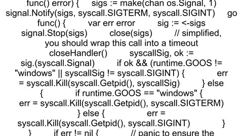 How to send an interrupt signal