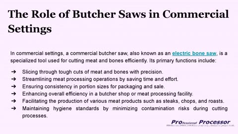 What Makes a Commercial Butcher Saw a Must-Have?