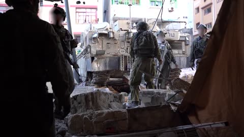 IDF Troops Delivering Medical Supplies And Humanitarian Aid To Gaza's Shifa Hospital